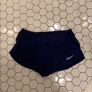 navy nike shorts